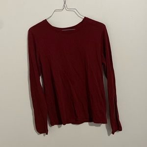 Time and Tru- Maroon long sleeve shirt- Size S